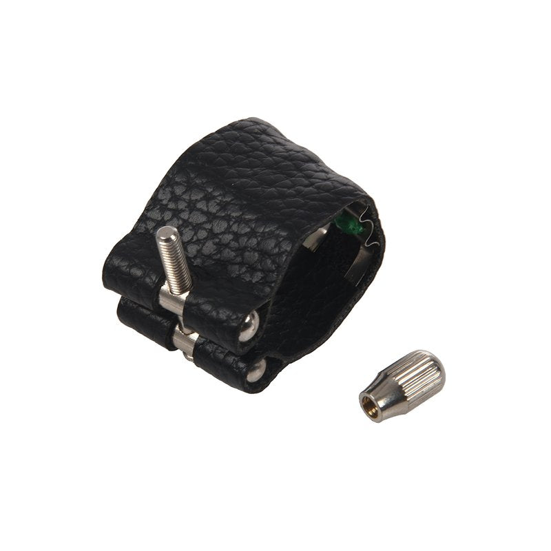 Leather Mark Nozzle Lock Ligature with Straightener for Alto Tenor Standard