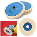 3pcs 100mm 4Inch Grinding Pad wool Polishing Disc Abrasive Wheel Felt Buffe