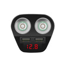 ACCNIC 12V/24V 120W Auto Car Charger Cigarette Lighter Adapter Dual USB intelligent output