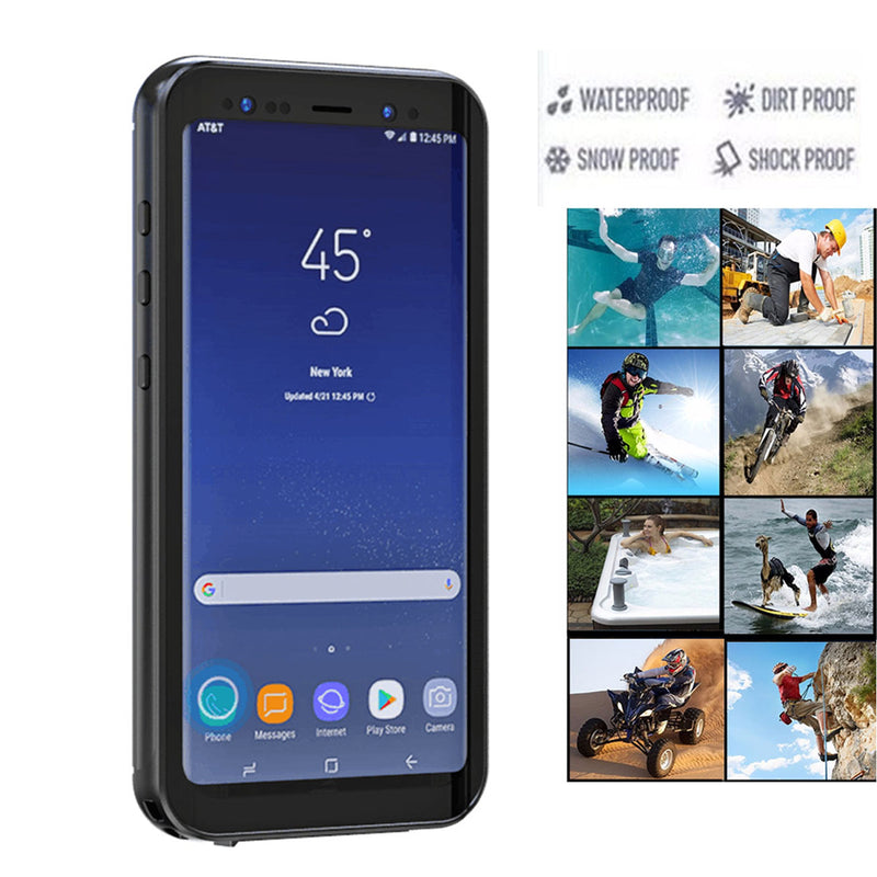 Swimming Waterproof Snowproof Hard PC Case for Samsung Galaxy S8 Plus