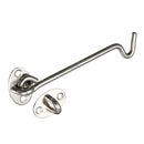 Stainless Steel Cabin Hook And Eye Latch Lock Shed Gate Door Catch Silent H V9Z7