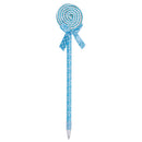 6pcs Creative Cute Cartoon Stationery Lollipop Ballpoint Pens Random Colors B3N8
