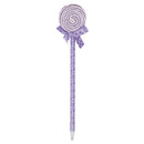6pcs Creative Cute Cartoon Stationery Lollipop Ballpoint Pens Random Colors B3N8