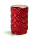 5x aluminum alloy bicycle valve caps red Q3Z8