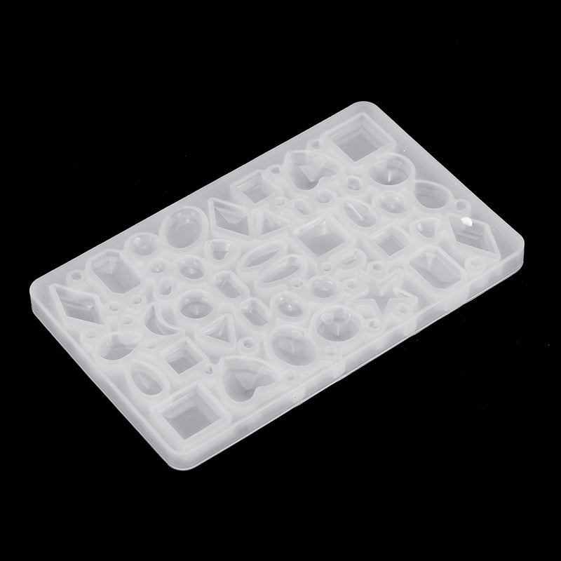 78Pcs/Set Resin Casting Mold Kit Silicone Mould Making Jewelry Pendant Mould Craft DIY Set