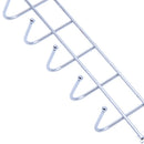 5 Hooks Over Door Home Bathroom Kitchen Coat Towel Loop Hanger Rack Holder
