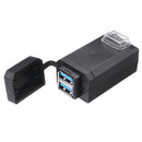 QC3.0 Waterproof Double USB Motorcycles Super Fast Charger Socket For Motorcycle