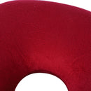 Memory U Shaped Travel Pillow Neck Head Support Color: Burgundy U9G3