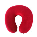 Memory U Shaped Travel Pillow Neck Head Support Color: Burgundy U9G3