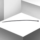 3mm x 150mm Auto Wire Push Cable Zip Tie Organizer White Black 100 Pcs B5X9