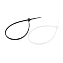 3mm x 150mm Auto Wire Push Cable Zip Tie Organizer White Black 100 Pcs B5X9