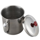 Stainless Steel Lid 4 inch Dia Capacity Water Cup Drink Mug C4B2