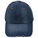 Fashion Men Women Sport Hat Casual Denim Baseball Ball Cap Sun Unisex Plain Z5P3