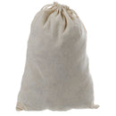 Natural Cotton Drawstring Storage Laundry Tidy Favor Sack Plain Travel Stuf V4V8