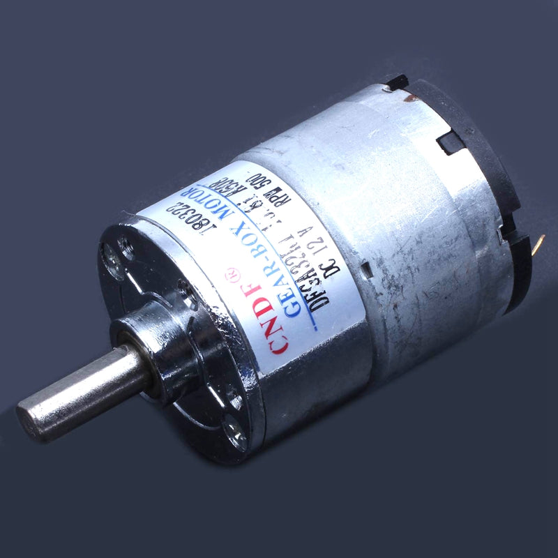 12V DC 500RPM 6mm Shaft Magnetic Electric Gear Box Motor Replacement Y5H8