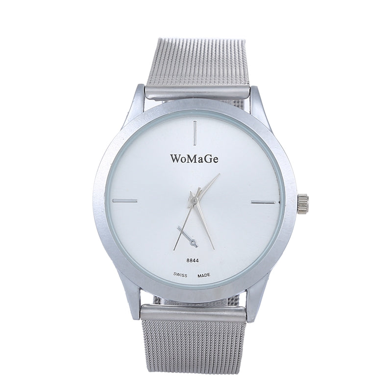 Casual Style Ladies Watch Stainless Steel Strap Quartz Wristwatch
