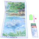 DIY 5D Diamond Painting Embroidery Cross Crafts Stitch Kit Decor(Swan Lake)