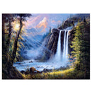 DIY 5D Diamond Painting Embroidery Cross Crafts Stitch Kit Decor(Waterfall)