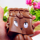 PU Simulation Of Chocolate Human Toy Squishy - Pressure Relief Toys Random Color