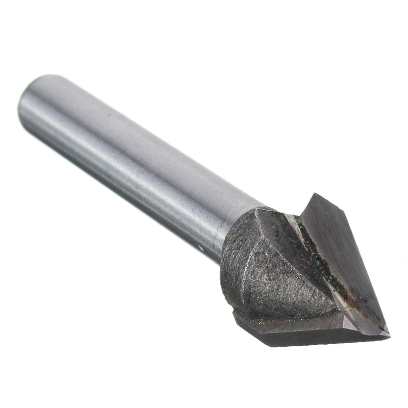 6mmx10mm 60 Degree Wood Working Router CNC Engraving V Groove Carbide Router Bit