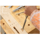 Drillpro CR-V 6-38mm Woodworing Chisel Wood Chisel Wood Handle for Woodworking Carving