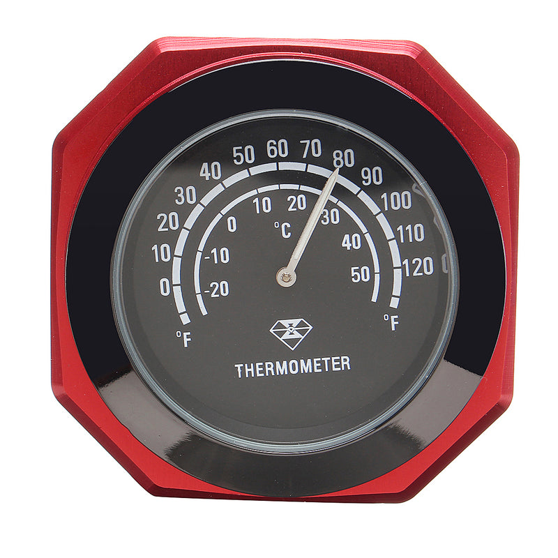 7/8" 1" Motorcycle Accessory Handlebar Mount Clock Watch & Thermometer