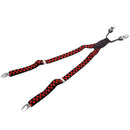 Elastic Y-Shape Children Kids Suspender Braces Straps With 4 Clips G5D9