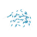 45pcs 11x4mm Body 1W 1% 1 Ohm Metal Lead Resistors Axial Lead I6M6