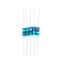 45pcs 11x4mm Body 1W 1% 1 Ohm Metal Lead Resistors Axial Lead I6M6