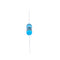 45pcs 11x4mm Body 1W 1% 1 Ohm Metal Lead Resistors Axial Lead I6M6