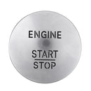 Keyless One-key Engine Start Stop Push Switch Button Silver for Mercedes-Benz 2215450514