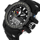 SANDA 399 Dual Display Digital Watch Calendar Luminous Display Alarm Clock Watch Outdoor Sport Watch