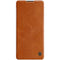 NILLKIN Flip Bumper Shockproof Card Slot Holder Full Cover PU Leather Vintage Protective Case for Samsung Galaxy S10 Lite