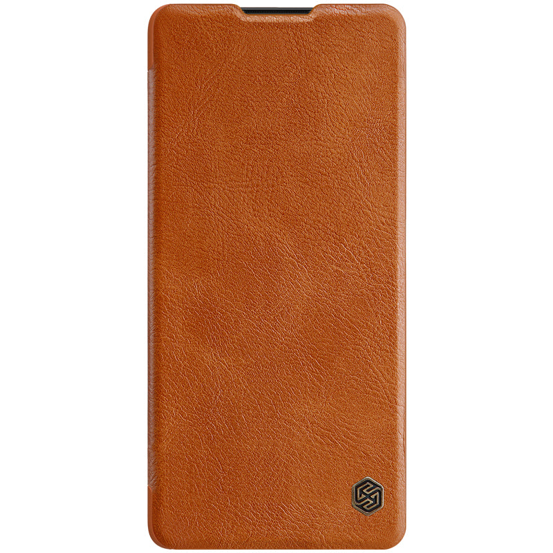 NILLKIN Flip Bumper Shockproof Card Slot Holder Full Cover PU Leather Vintage Protective Case for Samsung Galaxy S10 Lite