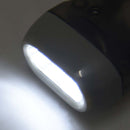 3 LED Dynamo Wind Up Flashlight Torch Light Hand Press Camping grey O7M8