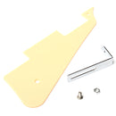 1 Ply LP Guitar Pickguard Scratch Plate with Chrome Bracket for Guitar Parts Accessories