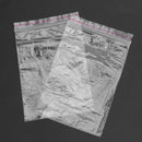 100 pieces 12*8cm Transparent Plastic Seal Zip Closure Zip Closed Bag B9G7
