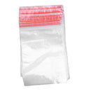 100 pieces 12*8cm Transparent Plastic Seal Zip Closure Zip Closed Bag B9G7