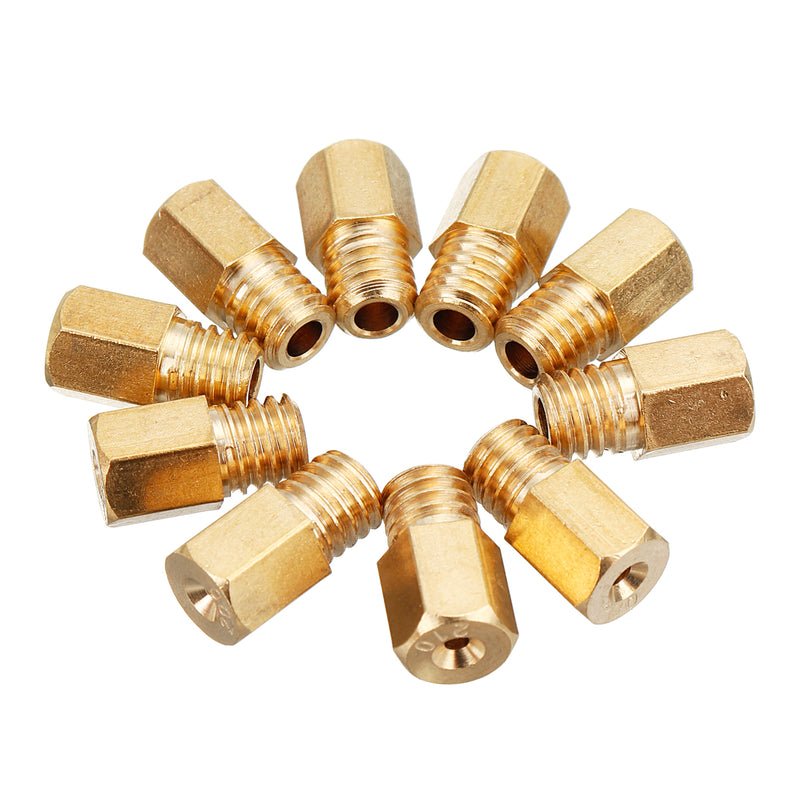 10PCS Hex Style Carburetor Main Jets Set For Mikuni VM TM TMX Carb 200-290