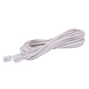 6P2C RJ11 Male to Male Plug Telephone Line Cable Wire 5M G8Y2