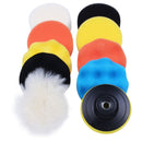 10pcs/set Automobile Car Polishing Pad Set Vehicle Cleaning Washing Polish