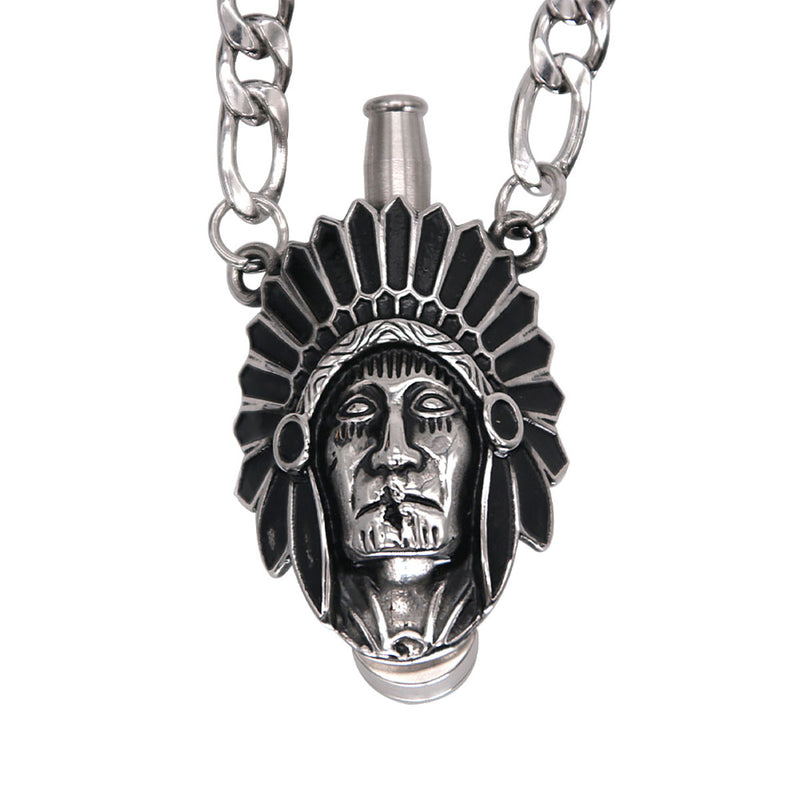 Skull Pendant Necklace Stainless Steel Lots Style Cross Skull Head Pendant Chain Pipes