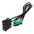 Audio AUX USB Switch Socket with AUX USB Cable for BMW E60 E90 X1 X3 X5 F12 F25