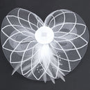 Flower Feather Fascinator Headband Hat Wedding Prom Ladies, White G8G4
