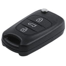 Remote Folding Key Shell Case 3-Buttons Fob For Hyundai I20 I30 IX35 I35 Un