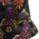 Women Flower Bucket Hat Boonie Hunting Fishing Outdoor Cap Summer Sun Hat D9U4