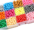 3600Pcs DIY Plastic Perler Stick Water Fuse Beads Jigsaw Puzzle Toy Funny For Kid Crafts Gift