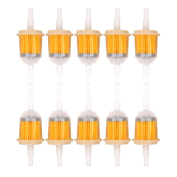 10cps Gas Inline Fuel Filters 1/4 Inch X 5/16 Inch for Kawasaki Kohler Brig