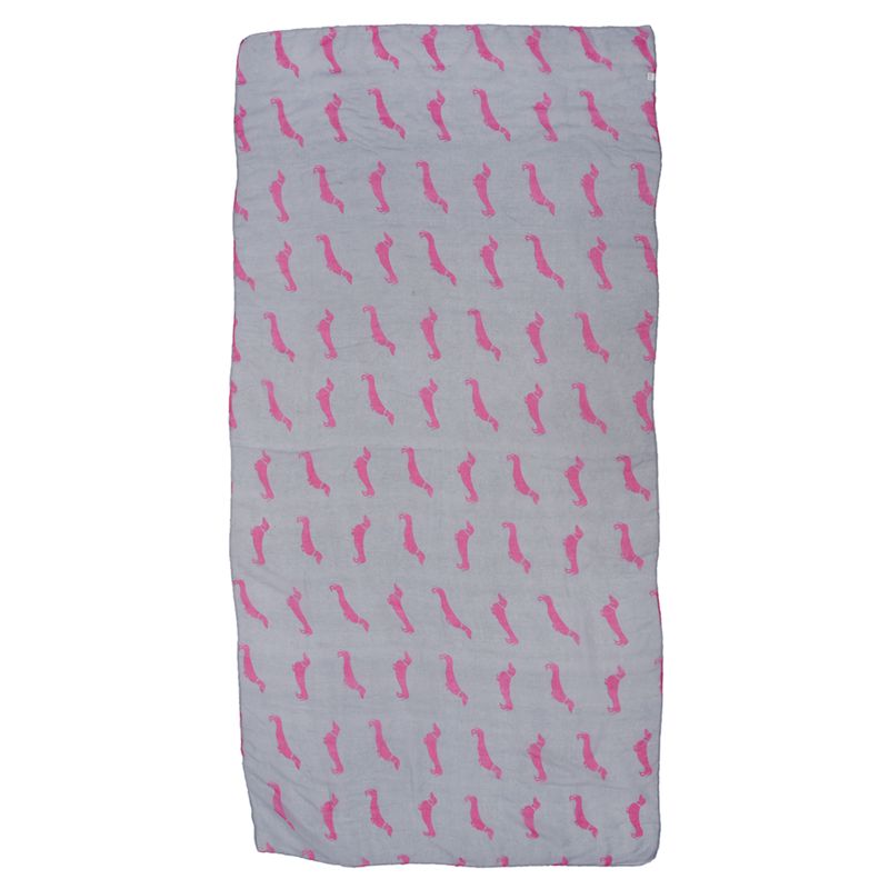 Sausage Dachshund Dog Animal Ladies Scarf Shawl Soft Feel 180 x 90cm White B3X8