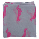 Sausage Dachshund Dog Animal Ladies Scarf Shawl Soft Feel 180 x 90cm White B3X8